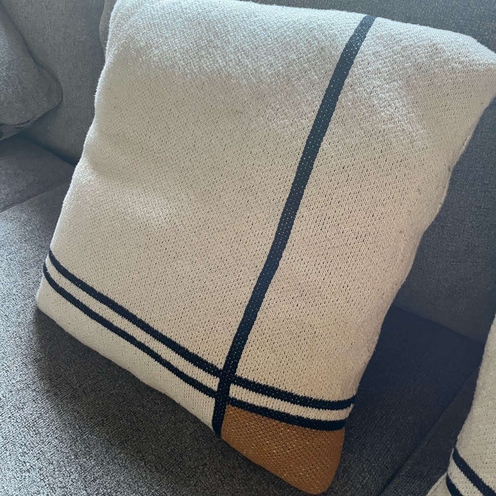 Pair of Simons Throw Cushions
